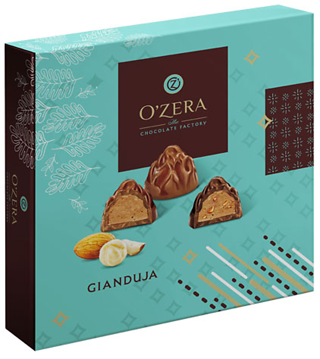 O zera пралине. Набор конф. ШОК. O Zera Gianduja 125г. Набор конф. ШОК. O Zera Gianduja 225г. Набор шоколадных конфет o'Zera Assorted Classic 200г. «Ozera», конфеты Gianduja, 225 г.