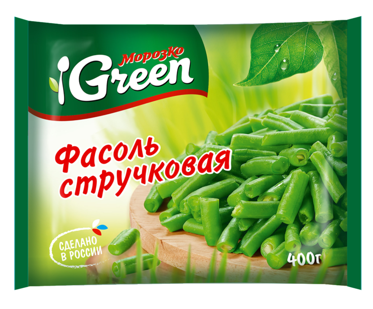 Фасоль стручковая «Морозко Green», 400 г – купить по приятной цене с доставкой на дом в интернет-магазине Ярче