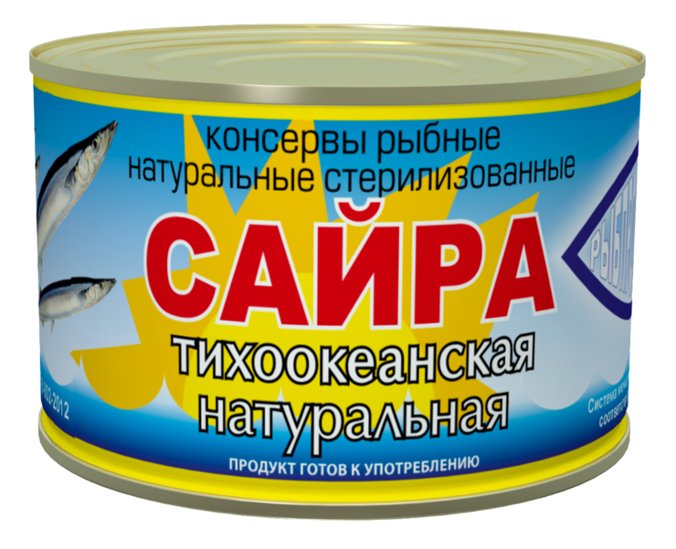 Сайра «Рыбпромпродукт» натуральная, 250 г – купить по приятной цене с ...