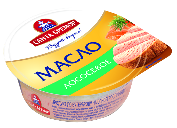 Масло «Санта Бремор» Лососевое, 100 г – купить по приятной цене с ...