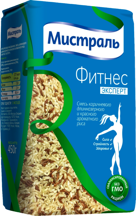 Рис «Мистраль» Фитнес эксперт, 450 г – купить по приятной цене с ...