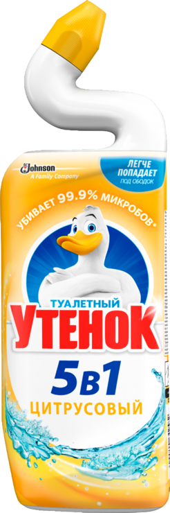 Чистящий гель «Туалетный утенок» Цитрусовый, 500 мл – купить по ...