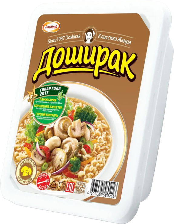 Лапша быстрого приготовления «Доширак» со вкусом грибов, 90 г – купить ...