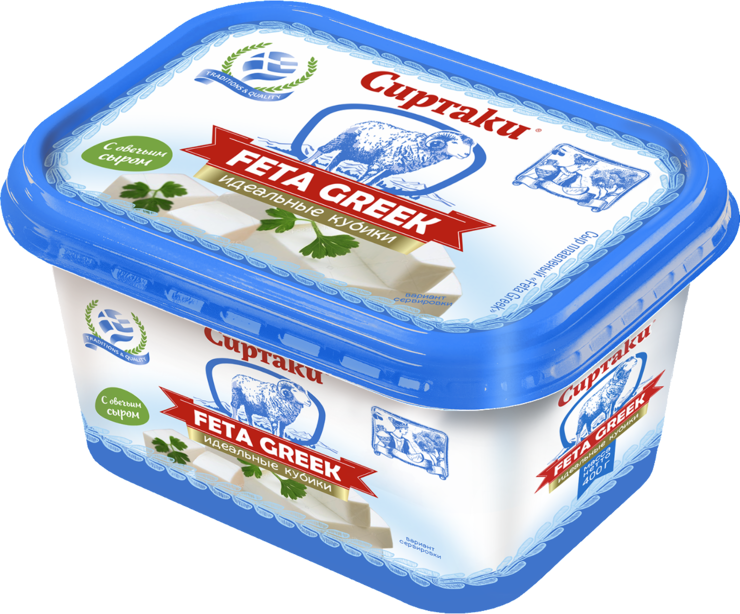 Сыр 45% «Сиртаки» Feta Greek, 400 г – купить по приятной цене с ...