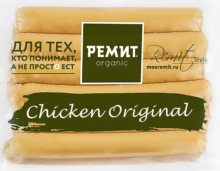 Сосиски «Ремит» Chicken Original, 180 г – купить по приятной цене с ...