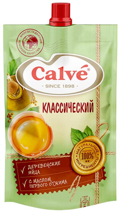 Соус «Классический» 40% «Calve», 200 г - купить по цене производителя с ...