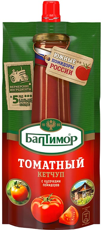 Кетчуп «Томатный» «Балтимор», 260 г - купить по цене производителя с ...