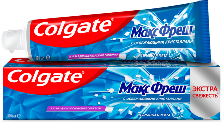 Зубная паста «Colgate» Макс Фреш Нежная мята, 75 мл – купить по ...