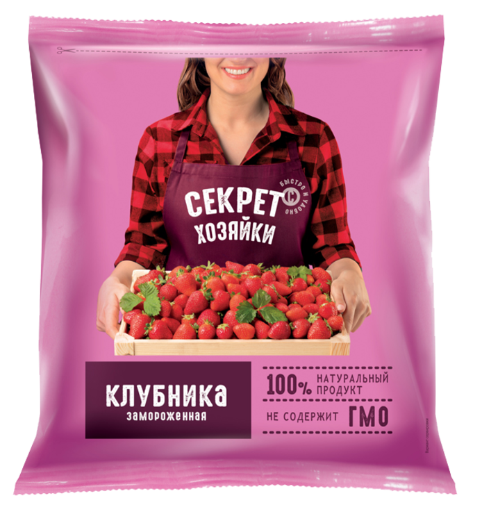 Клубника «Секрет хозяйки» замороженная, 300 г – купить по приятной цене ...