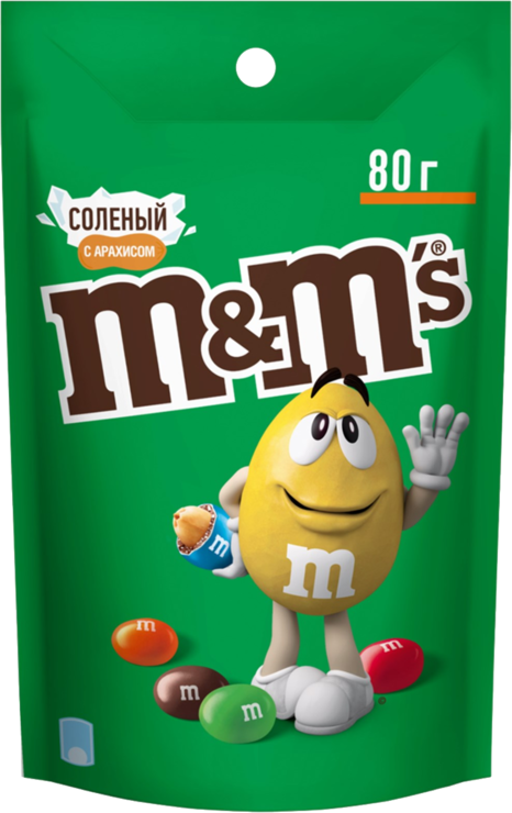 Драже «M&M's» Соленый арахис, 80 г – купить по приятной цене с ...