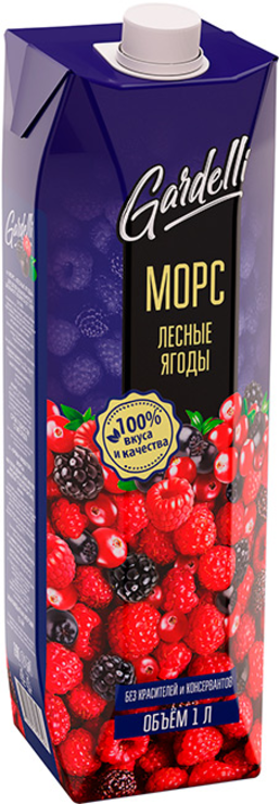 Морс «Лесные ягоды», 1л «Gardelli», 1,048 кг - купить по цене ...