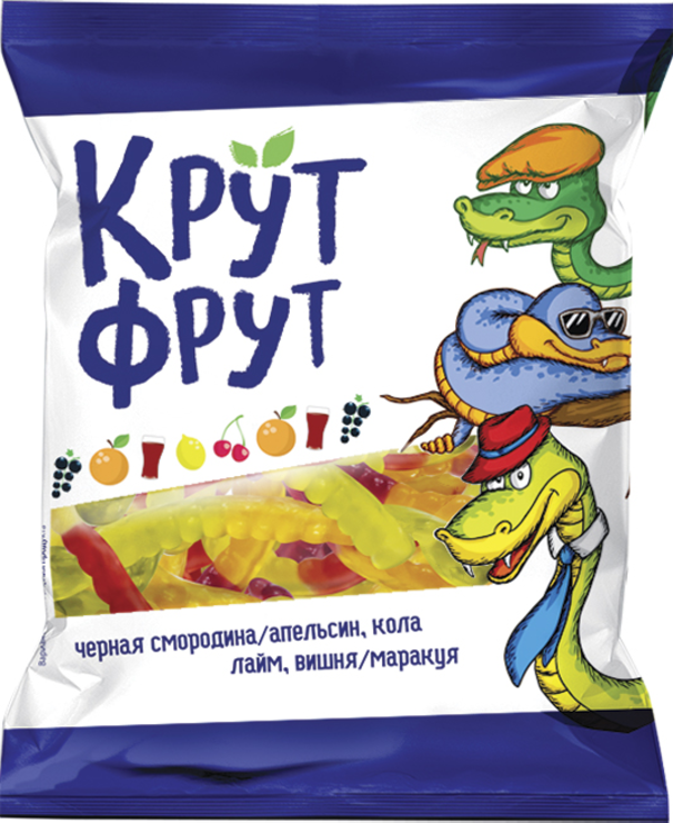 Мармелад жевательный в виде забавных змеек «KrutFrut», 500 г - купить ...