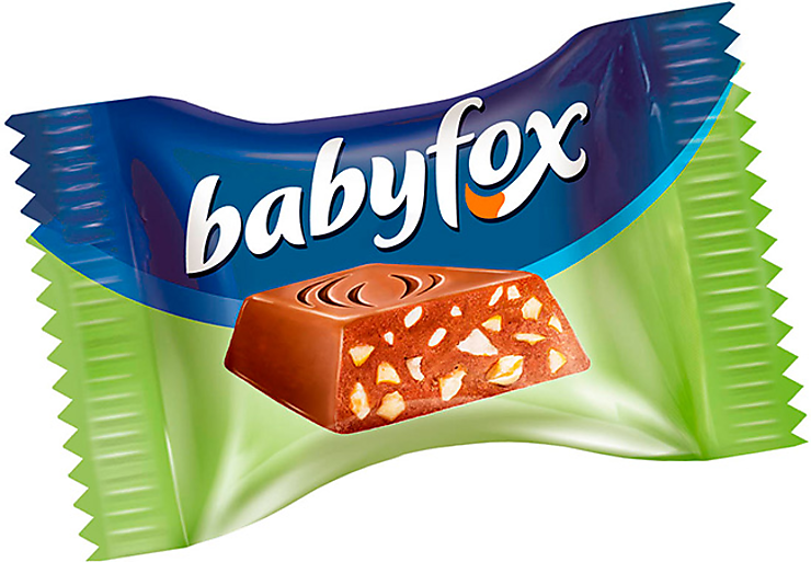 «Babyfox», шоколад детский, молочный с малиной, 90 г