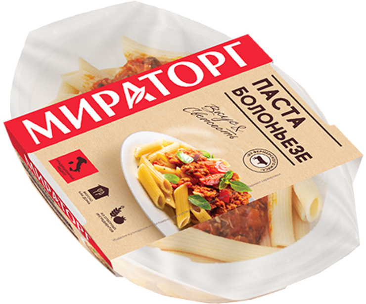 Паста «Мираторг» Болоньезе, 260 г – купить по приятной цене с доставкой ...