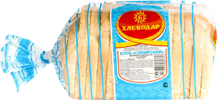 Хлеб «Хлебодар» Сибирский, в нарезке, 500 г – купить по приятной цене с ...