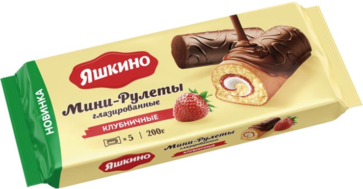 Мини рулет коровка