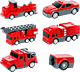 Пожарные автомобили с магнитными креплениями, 14 деталей (видео) Арт.S100-1